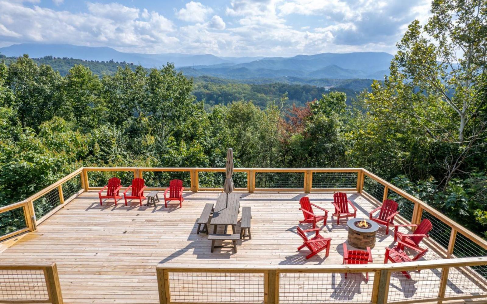 Villa Smoky View Top Shelf à Pigeon Forge Extérieur photo
