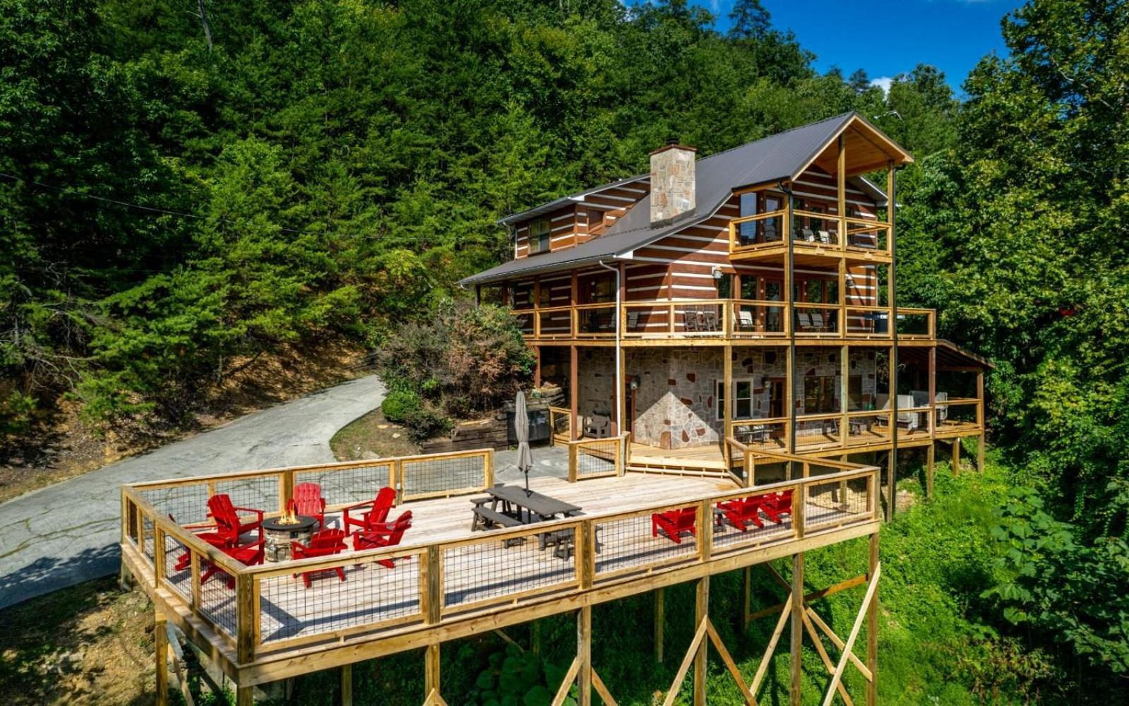 Villa Smoky View Top Shelf à Pigeon Forge Extérieur photo