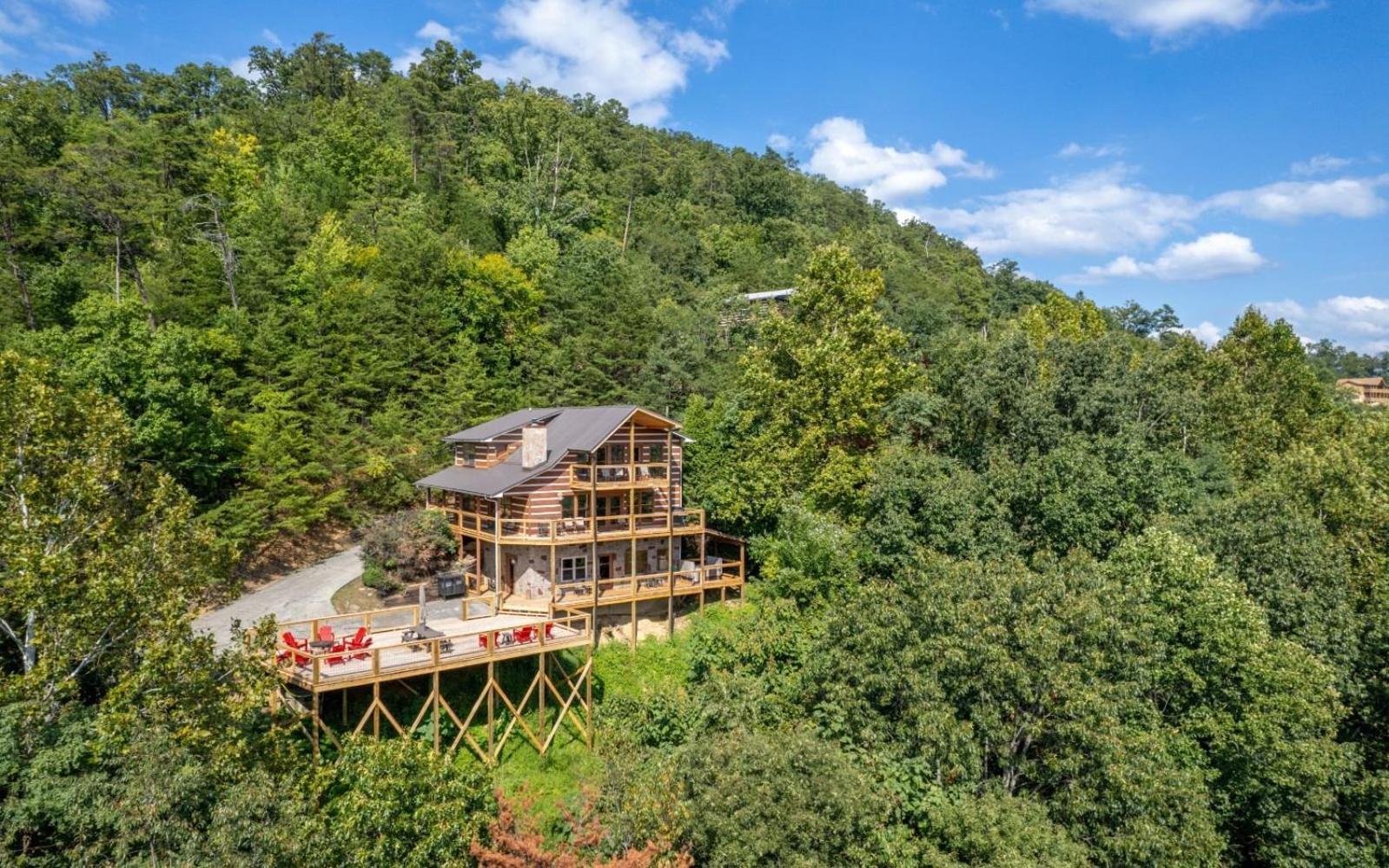 Villa Smoky View Top Shelf à Pigeon Forge Extérieur photo